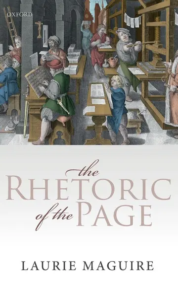Cover of The Rhetoric of the Page
