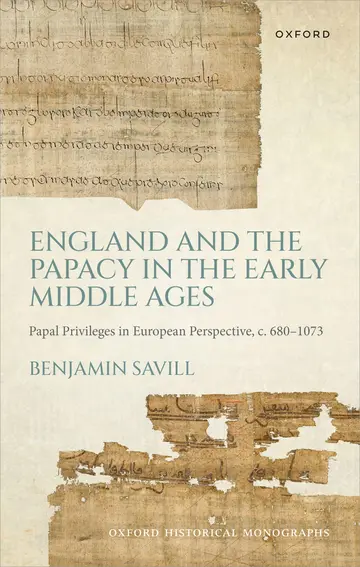 Cover of England and the Papacy in the Early Middle Ages