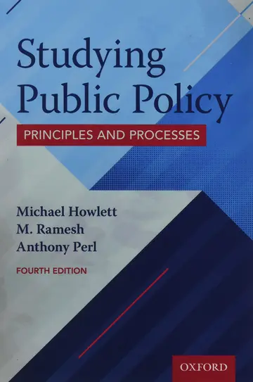 Cover of Studying Public Policy