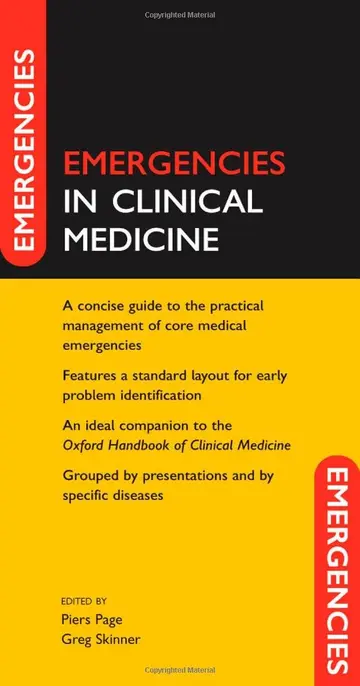 Cover of Emergencies in Clinical Medicine