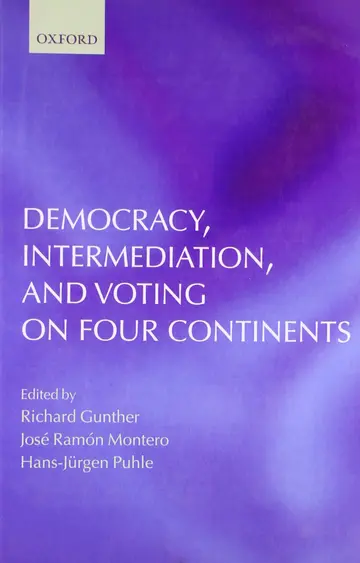Cover of Democracy, Intermediation, and Voting on Four Continents