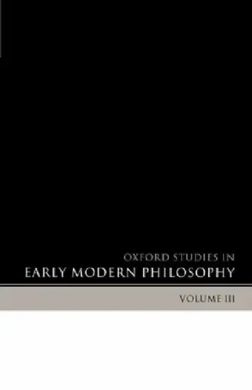 Cover of Oxford Studies in Early Modern Philosophy