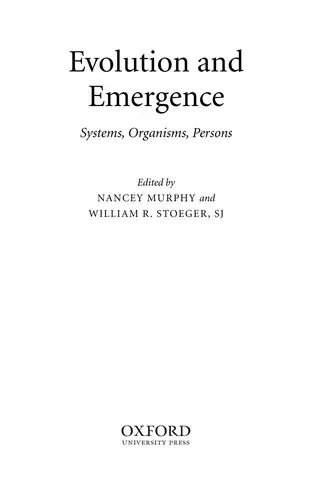 Cover of Evolution and Emergence