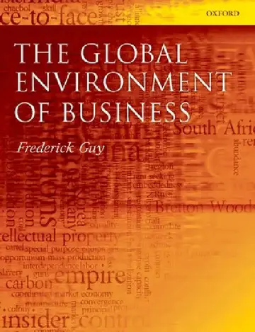 Cover of The Global Environment of Business