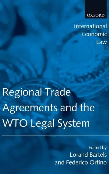 Cover of Regional Trade Agreements and the WTO Legal System