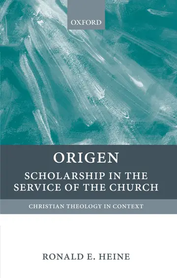 Cover of Origen