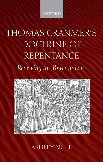 Cover of Thomas Cranmer's Doctrine of Repentance