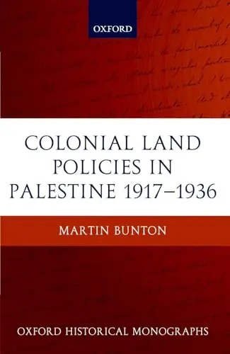Cover of Colonial Land Policies in Palestine, 1917-1936