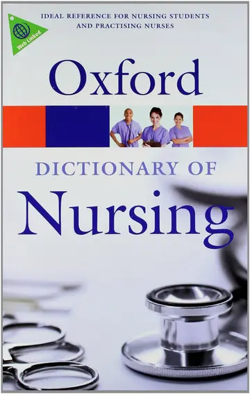 Cover of Dictionary of Nursing