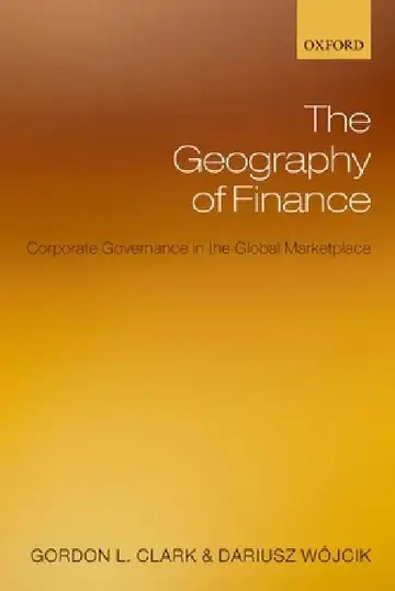 Cover of The Geography of Finance
