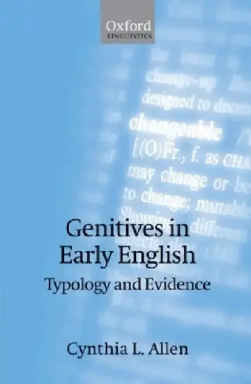 Cover of Genitives in Early English