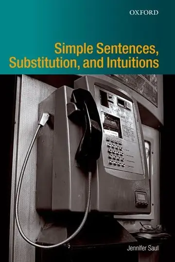 Cover of Simple Sentences, Substitution, and Intuitions