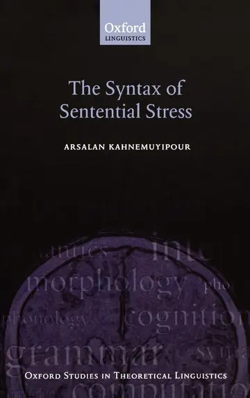 Cover of The Syntax of Sentential Stress