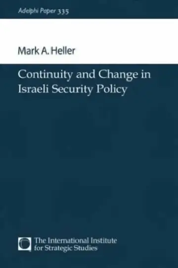 Cover of Continuity and Change in Israeli Security Policy