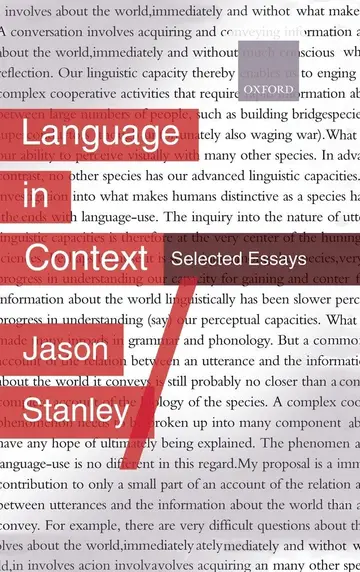 Cover of Language in Context