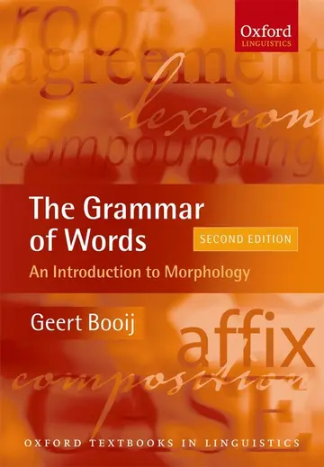 Cover of The Grammar of Words