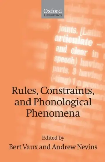 Cover of Rules, Constraints, and Phonological Phenomena