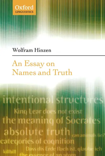 Cover of An Essay on Names and Truth