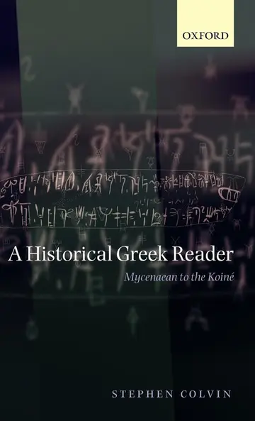 Cover of A Historical Greek Reader