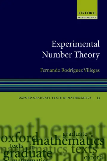 Cover of Experimental Number Theory