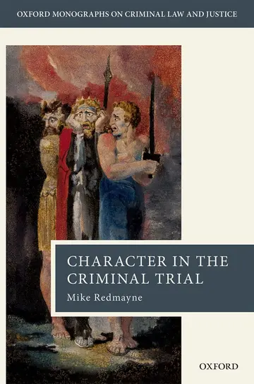 Cover of Character Evidence in the Criminal Trial