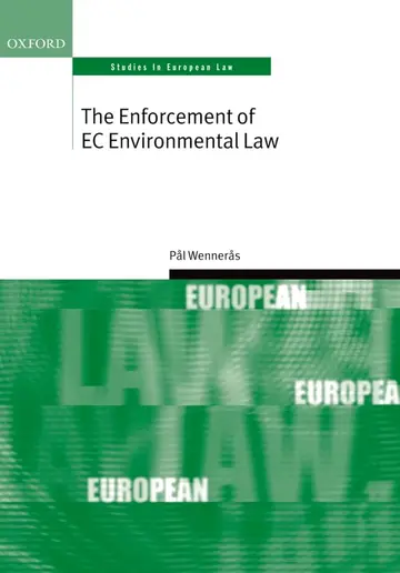 Cover of The Enforcement of EC Environmental Law