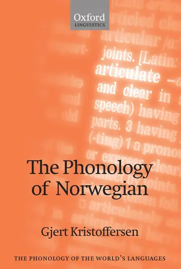Cover of The Phonology of Norwegian