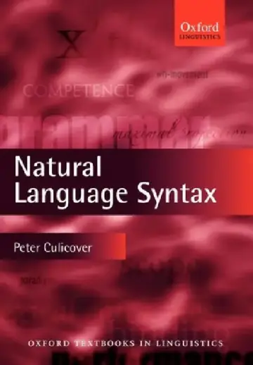 Cover of Natural Language Syntax