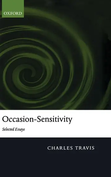 Cover of Occasion-Sensitivity