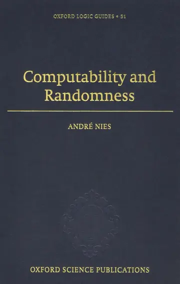 Cover of Computability and Randomness
