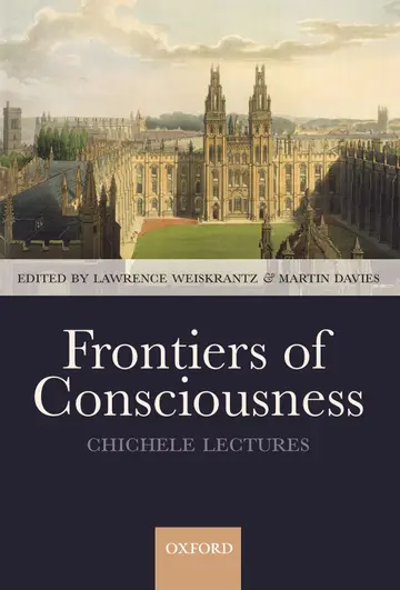 Cover of Frontiers of Consciousness