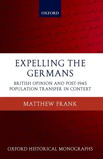 Cover of Expelling the Germans