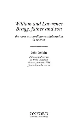 Cover of William and Lawrence Bragg, Father and Son