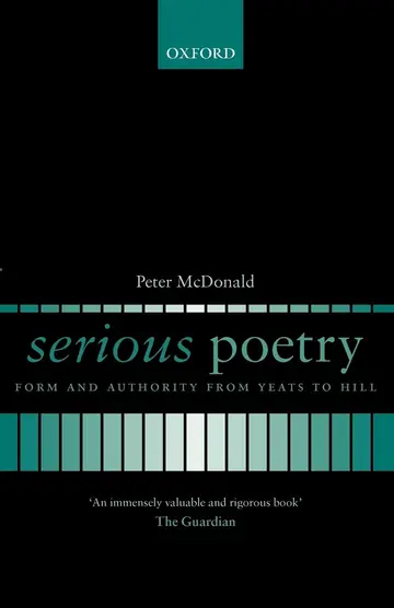 Cover of Serious Poetry