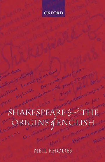 Cover of Shakespeare and the Origins of English