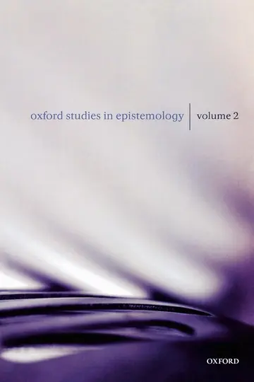Cover of Oxford Studies in Epistemology