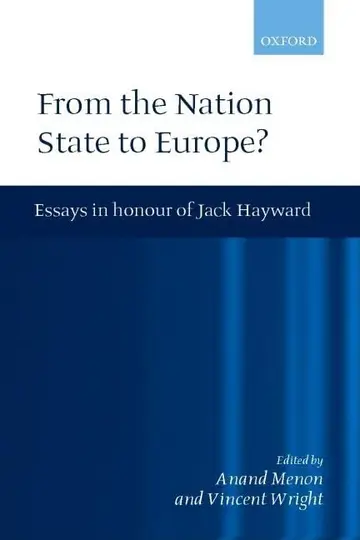 Cover of From the Nation State to Europe?