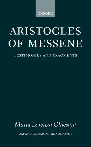 Cover of Aristocles of Messene