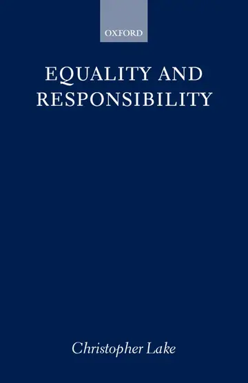 Cover of Equality and Responsibility