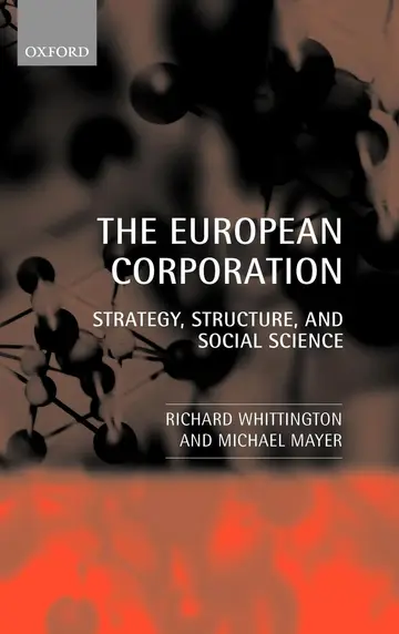 Cover of The European Corporation
