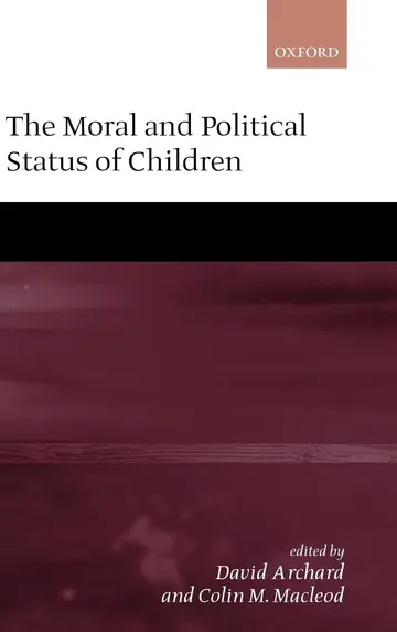 Cover of The Moral and Political Status of Children