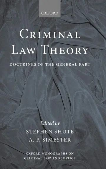 Cover of Criminal Law Theory