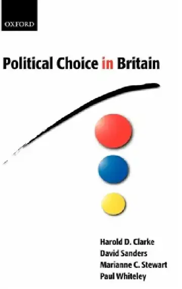 Cover of Political Choice in Britain