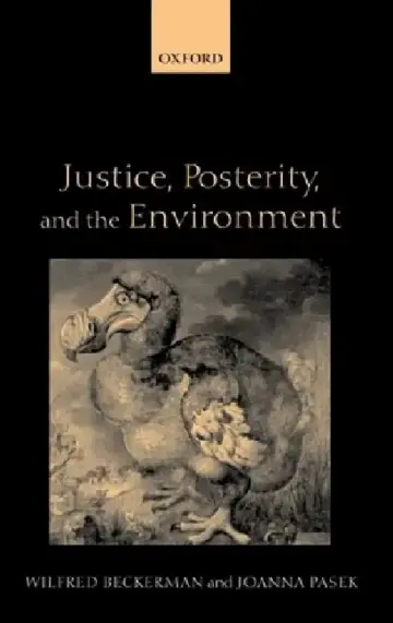 Cover of Justice, Posterity, and the Environment
