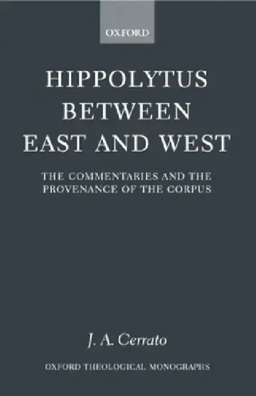 Cover of Hippolytus Between East and West