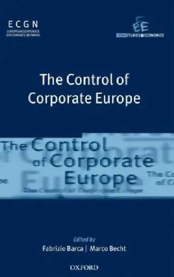 Cover of The Control of Corporate Europe