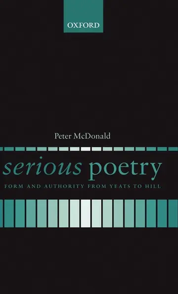 Cover of Serious Poetry