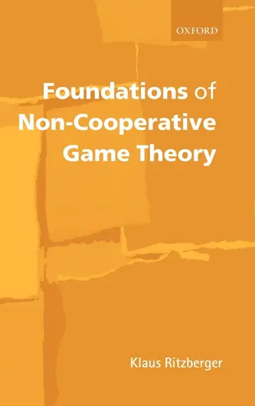 Cover of Foundations of Non-Cooperative Game Theory