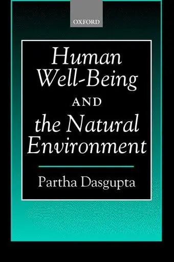Cover of Human Well-Being and the Natural Environment