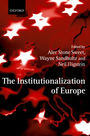 Cover of The Institutionalization of Europe